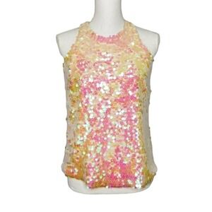 Milly Marie Tank Top in Pearl NWT